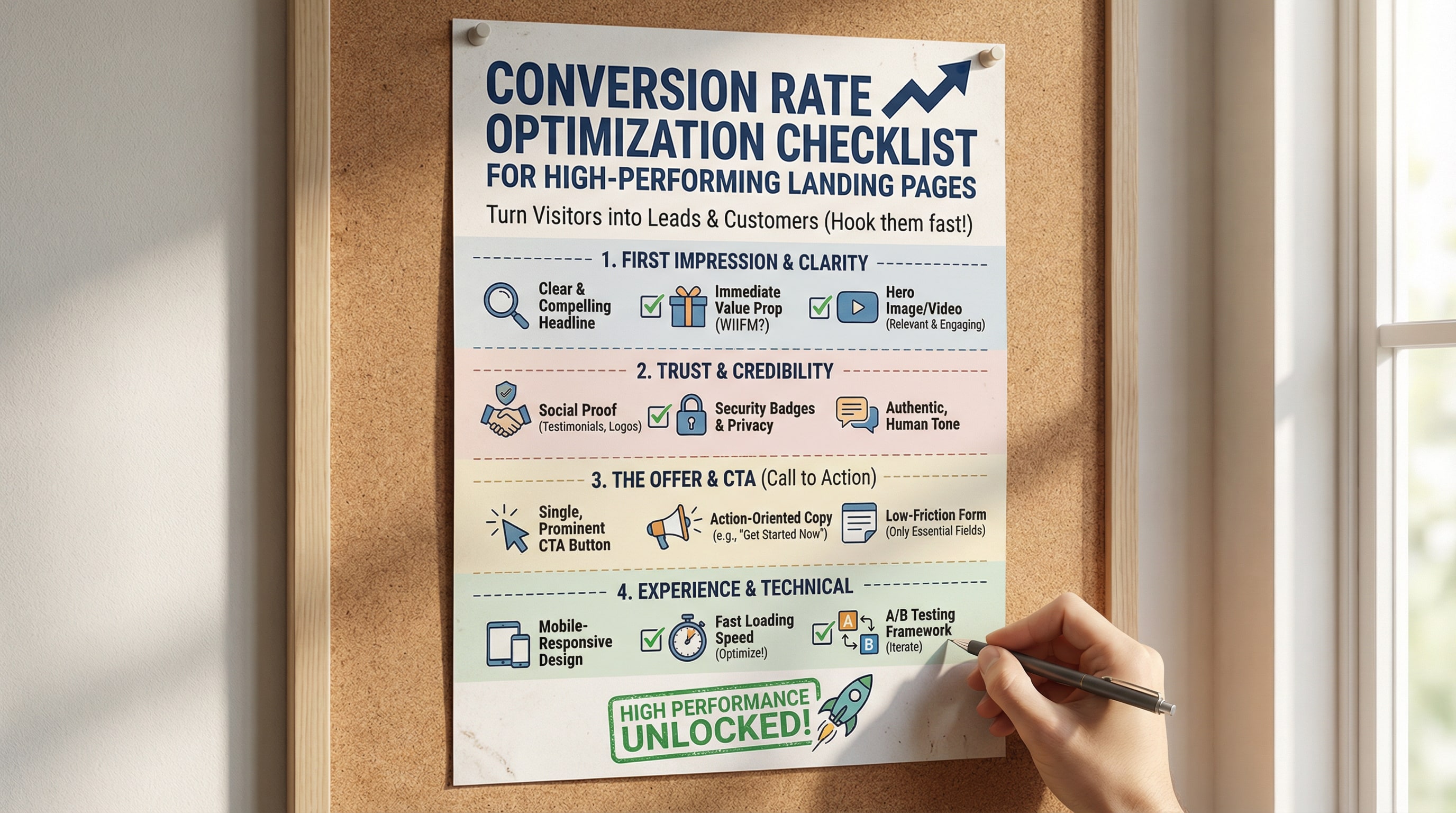 Conversion rate optimization checklist article thumbnail