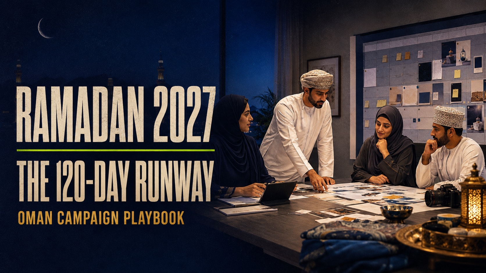 Poster reading Ramadan 2027: The 120-Day Runway